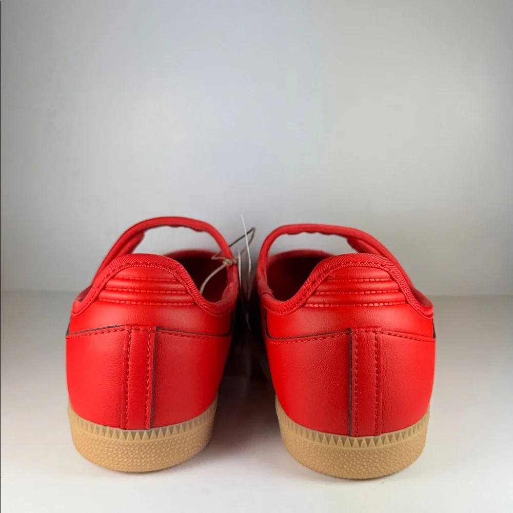 Adidas Samba Jane Red Gum Women’s Size 7.5 Mary Jane Sneakers - Picture 4 of 12